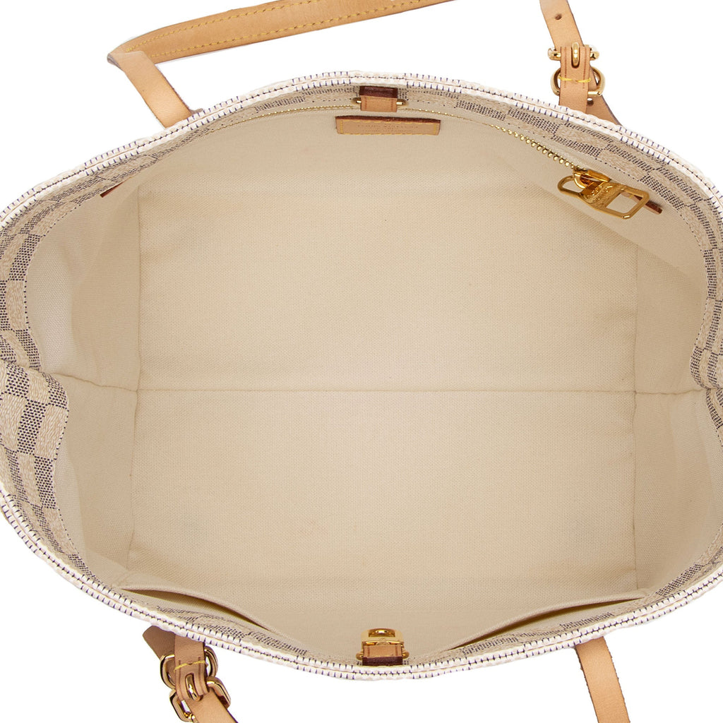 Louis Vuitton Damier Azur Cabas Adventure PM Tote (SHF-IcM8g9)