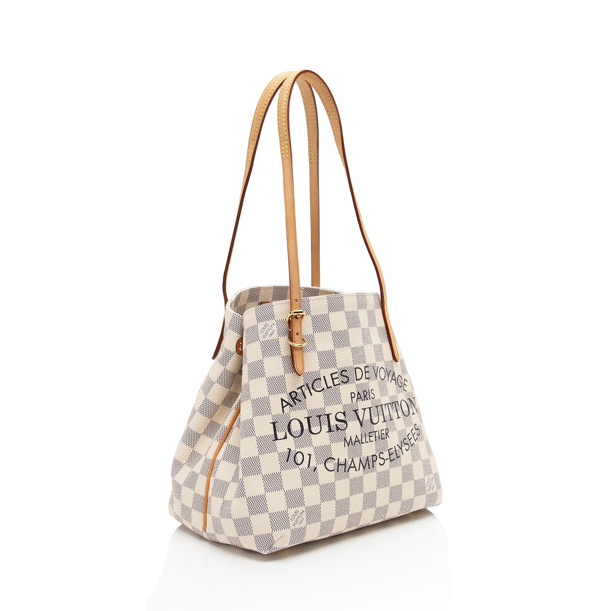Louis Vuitton Damier Azur Cabas Adventure PM Tote (SHF-IcM8g9)