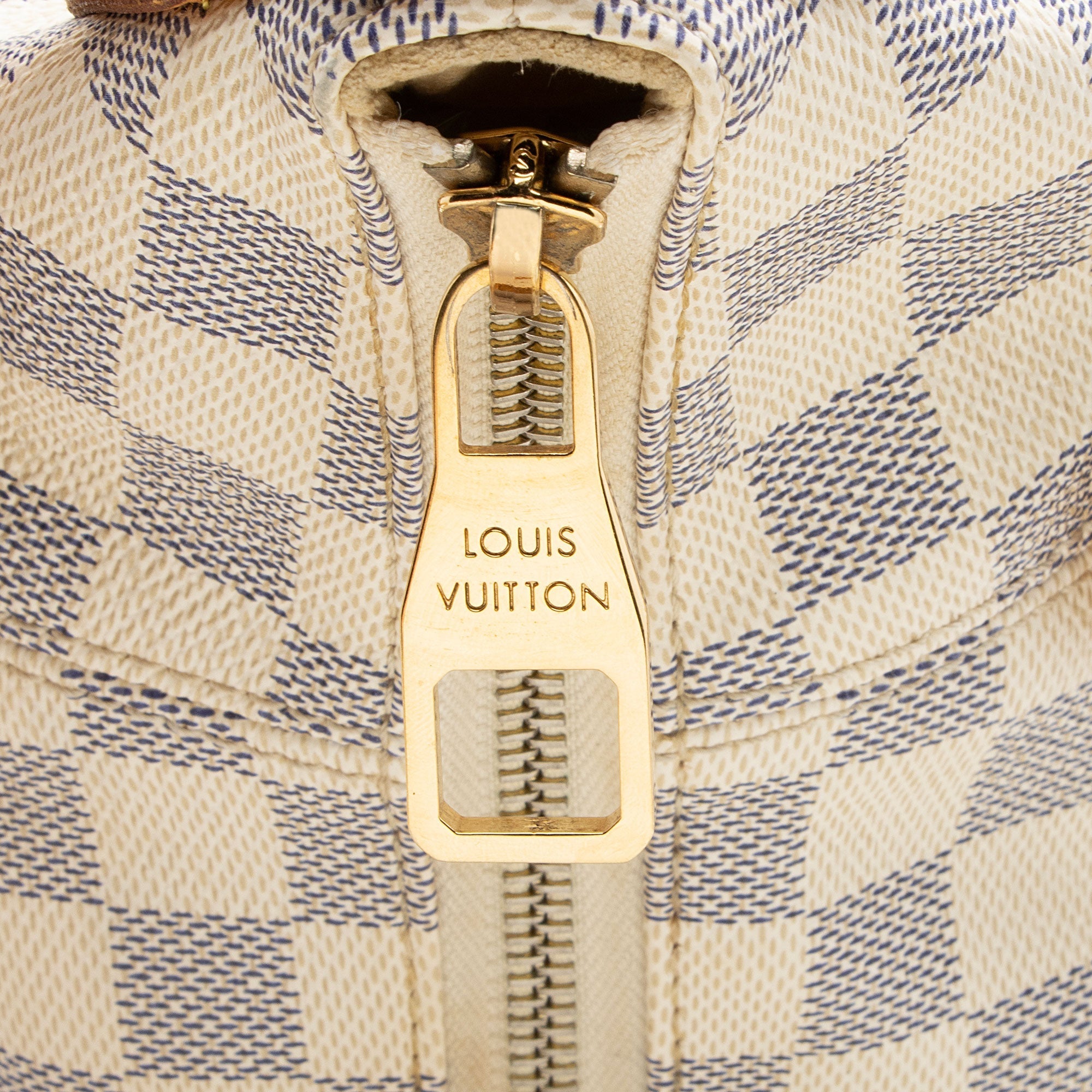 Louis Vuitton Damier Azur Evora MM Tote (SHF-hDLcg6)