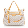 Louis Vuitton Damier Azur Evora MM Tote (SHF-hDLcg6)