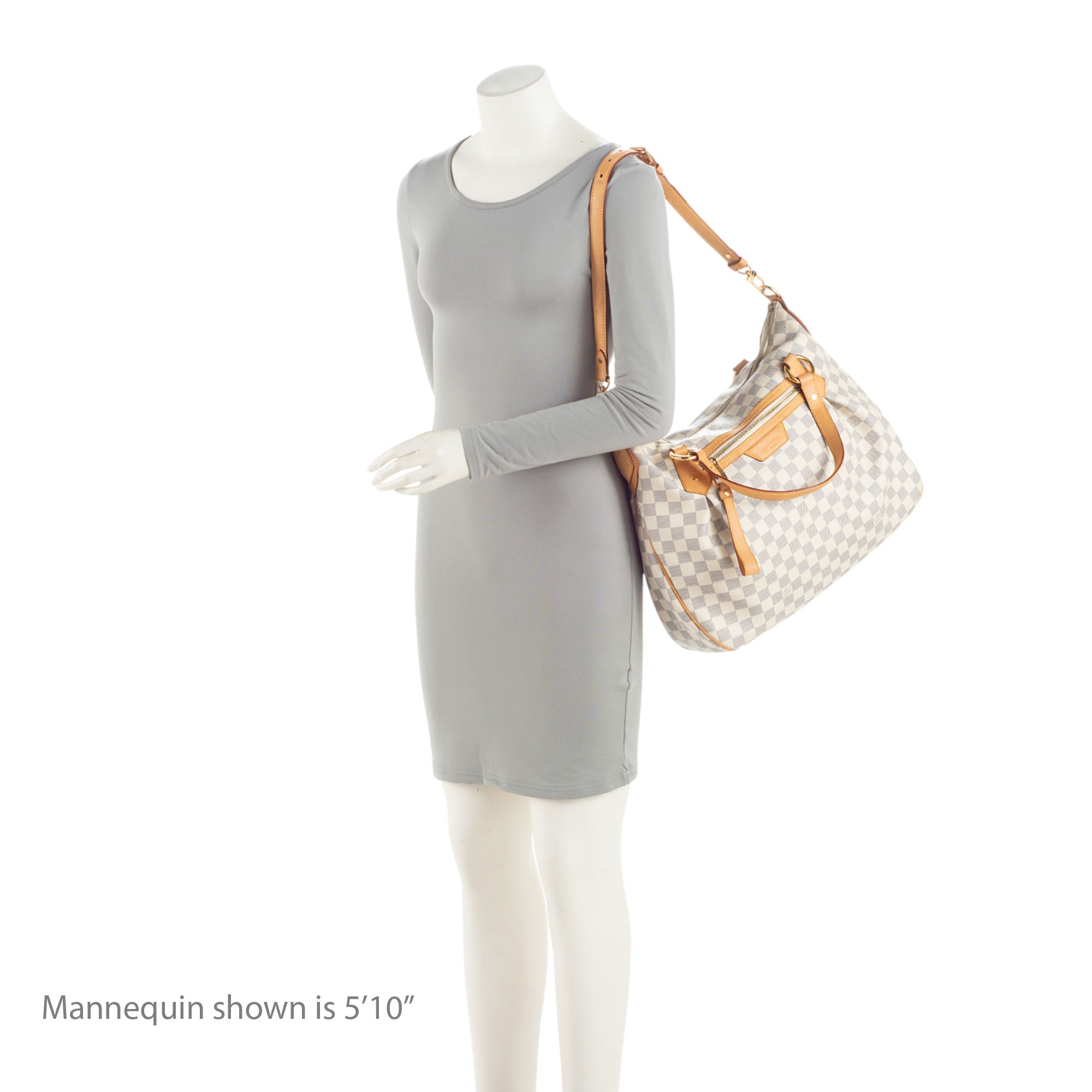 Louis Vuitton Damier Azur Evora MM Tote (SHF-hDLcg6)