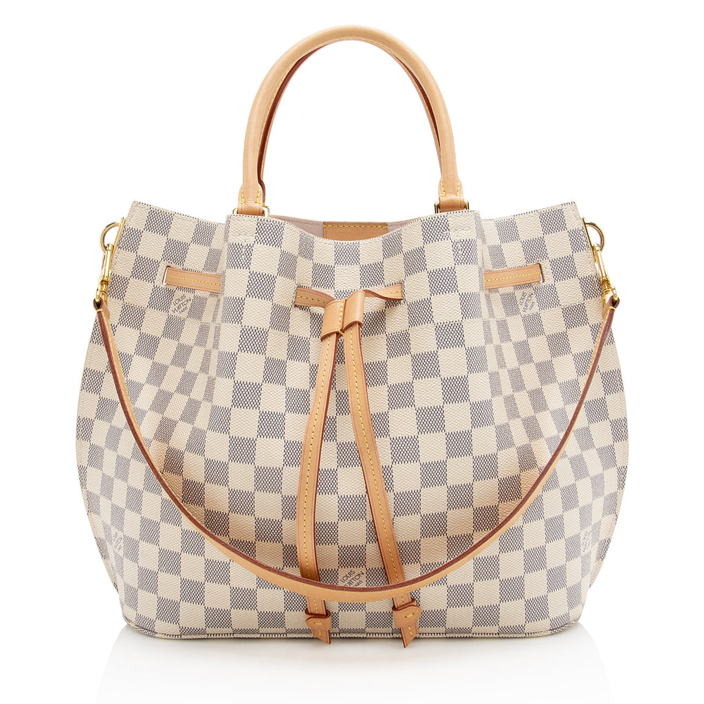 Louis Vuitton Damier Azur Girolata Tote (SHF-22961)