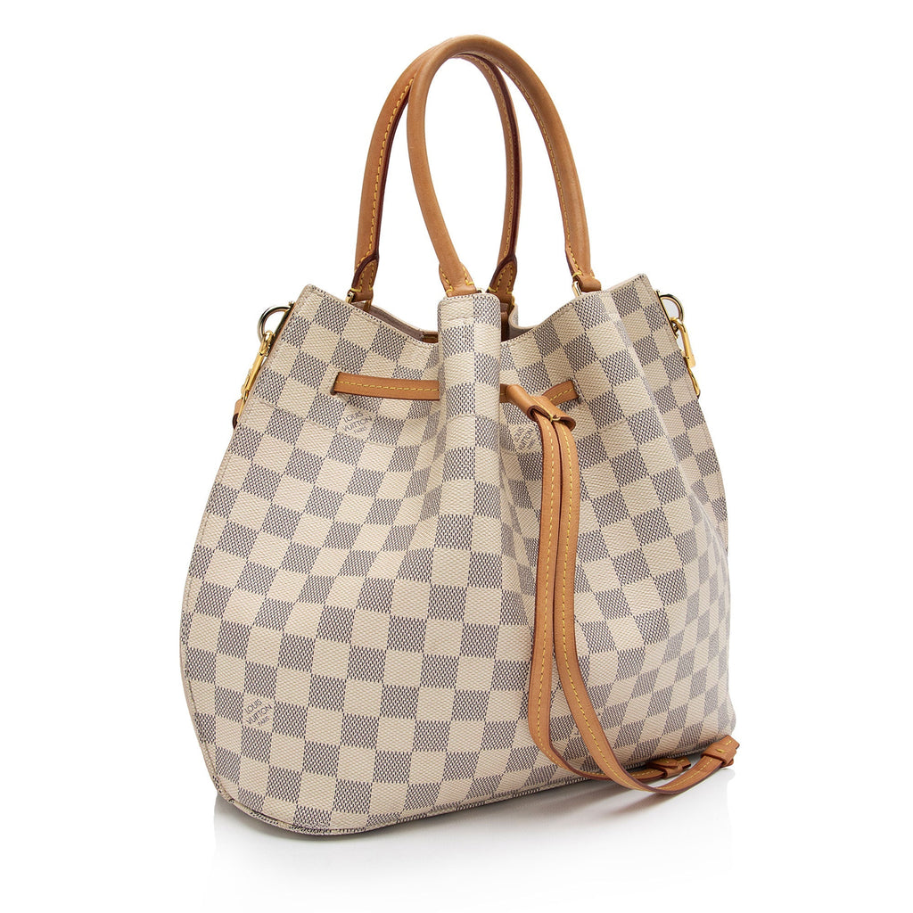 Louis Vuitton Damier Azur Girolata Tote (SHF-BJjrGC)