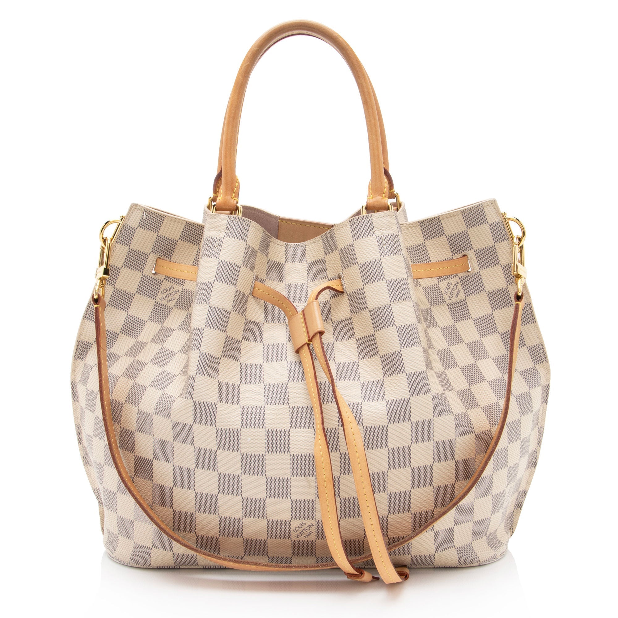 Louis Vuitton Damier Azur Girolata Tote (SHF-bN2AmU)