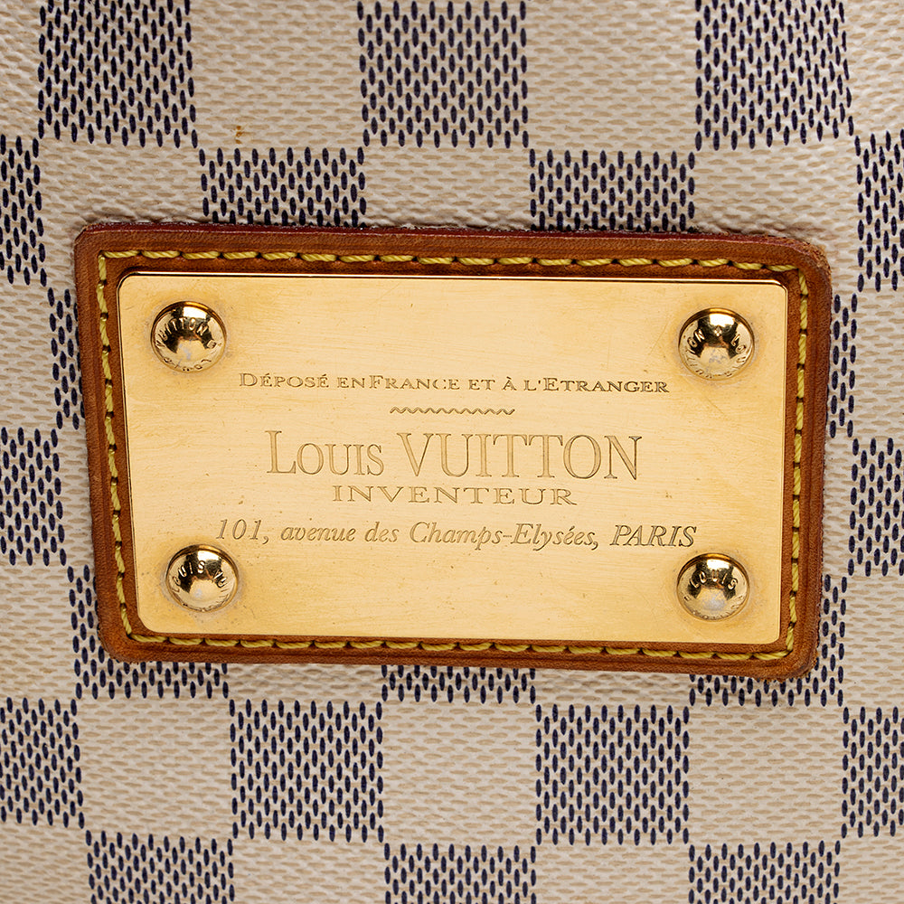 Louis Vuitton Damier Azur Hampstead MM Tote (SHF-21018)