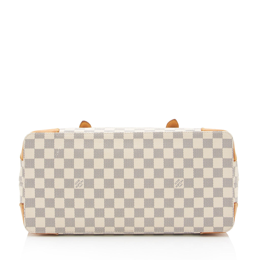Louis Vuitton Damier Azur Hampstead MM Tote (SHF-Fmj5Yy)