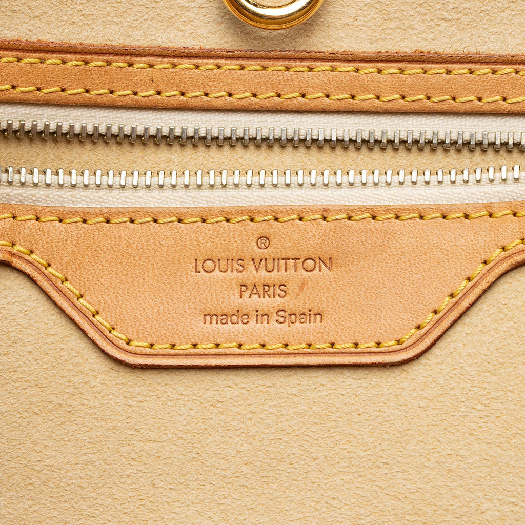 Louis Vuitton Damier Azur Hampstead MM Tote (SHF-Fmj5Yy)