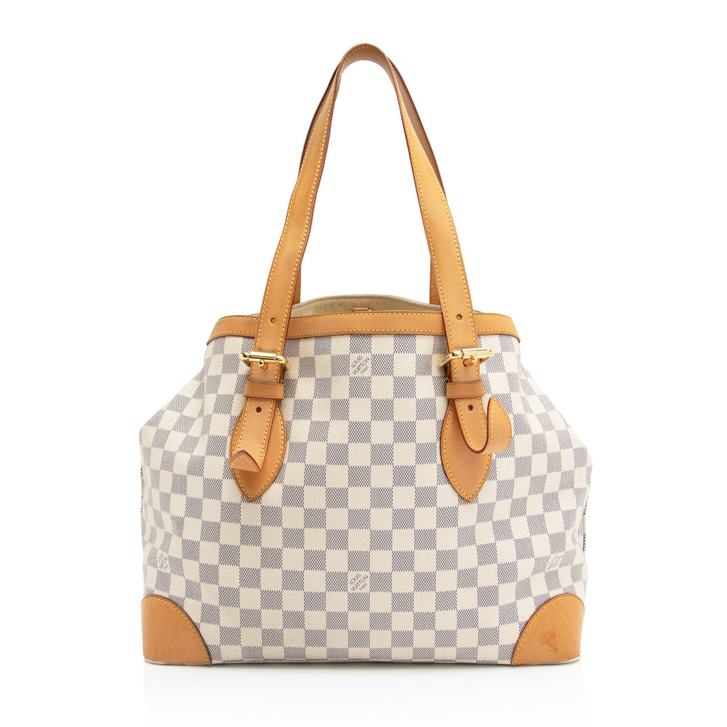 Louis Vuitton Damier Azur Hampstead MM Tote (SHF-YxFohX)