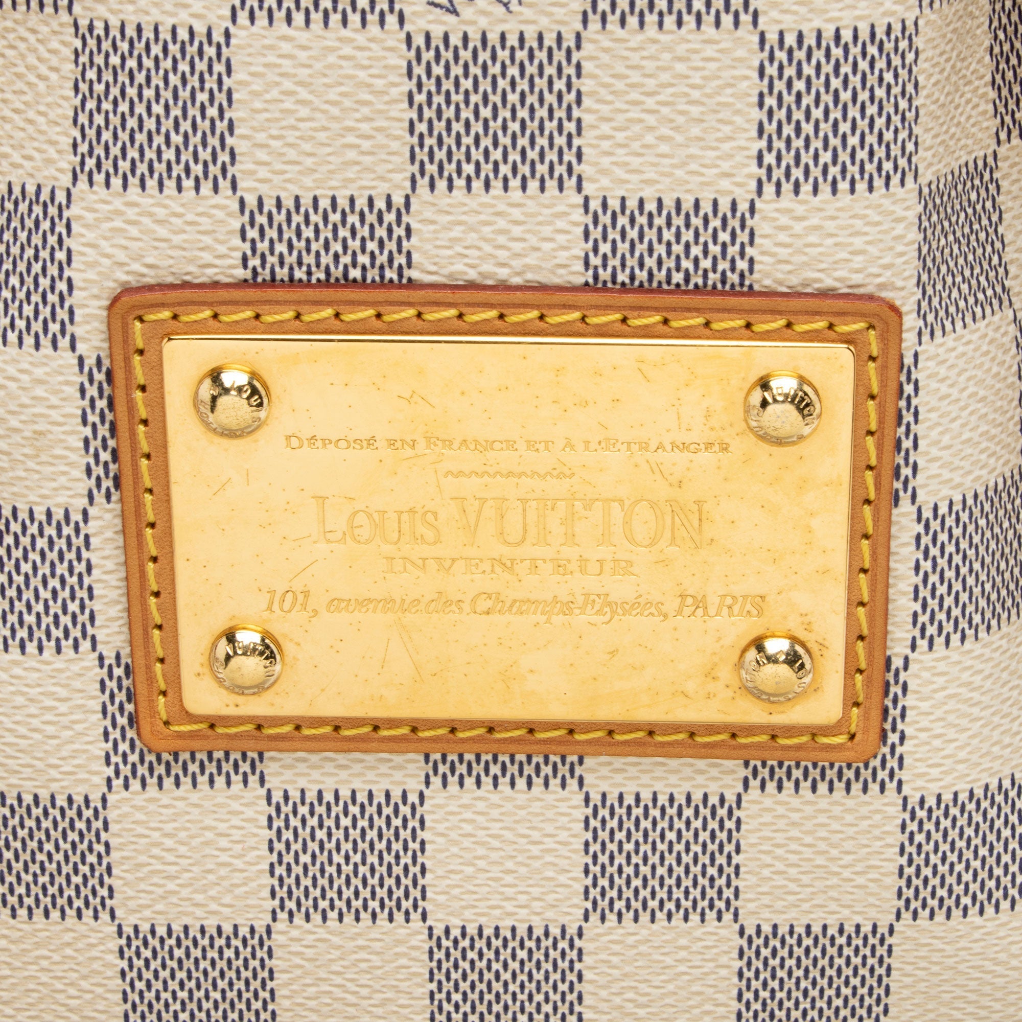 Louis Vuitton Damier Azur Hampstead MM Tote (SHF-YxFohX)