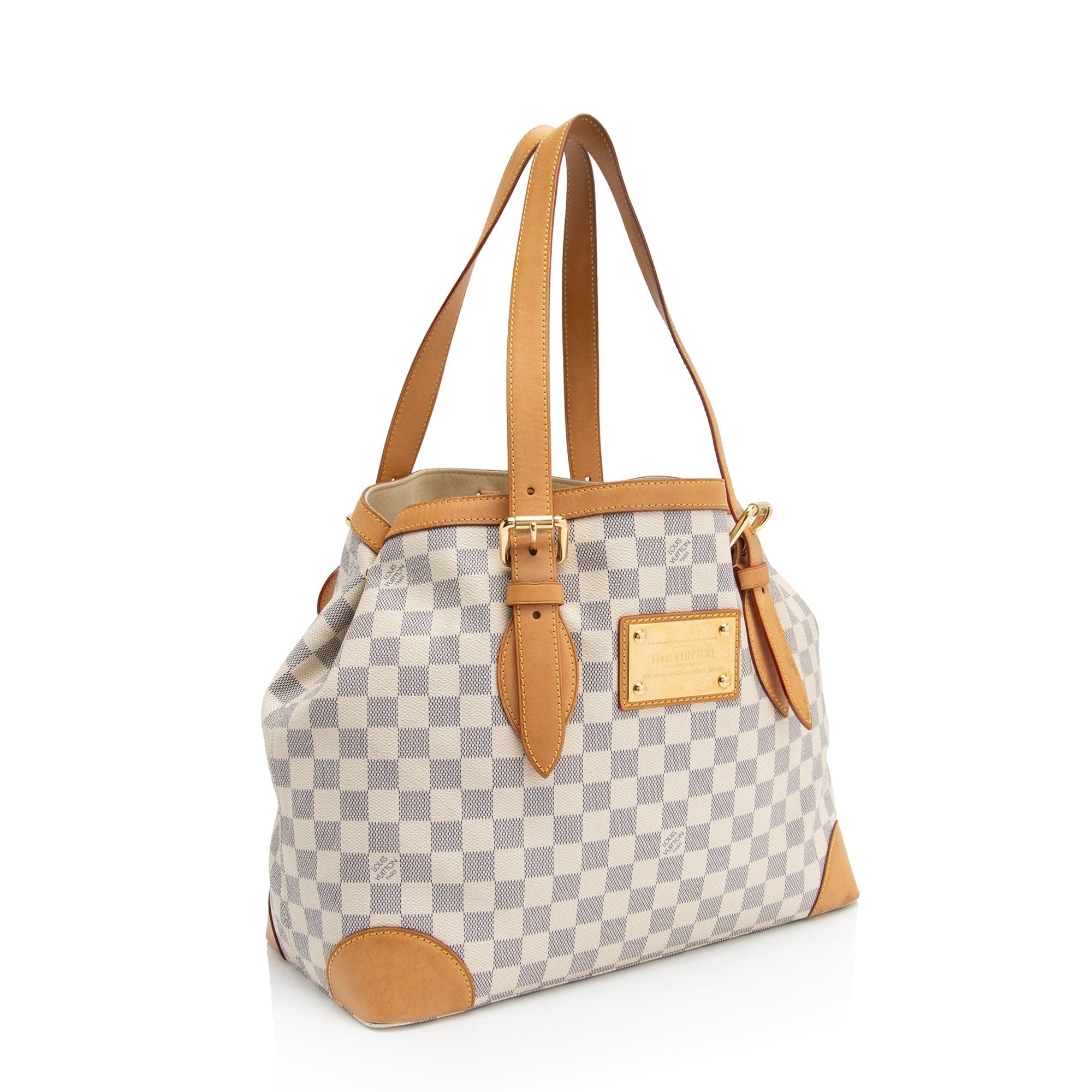 Louis Vuitton Damier Azur Hampstead MM Tote (SHF-YxFohX)