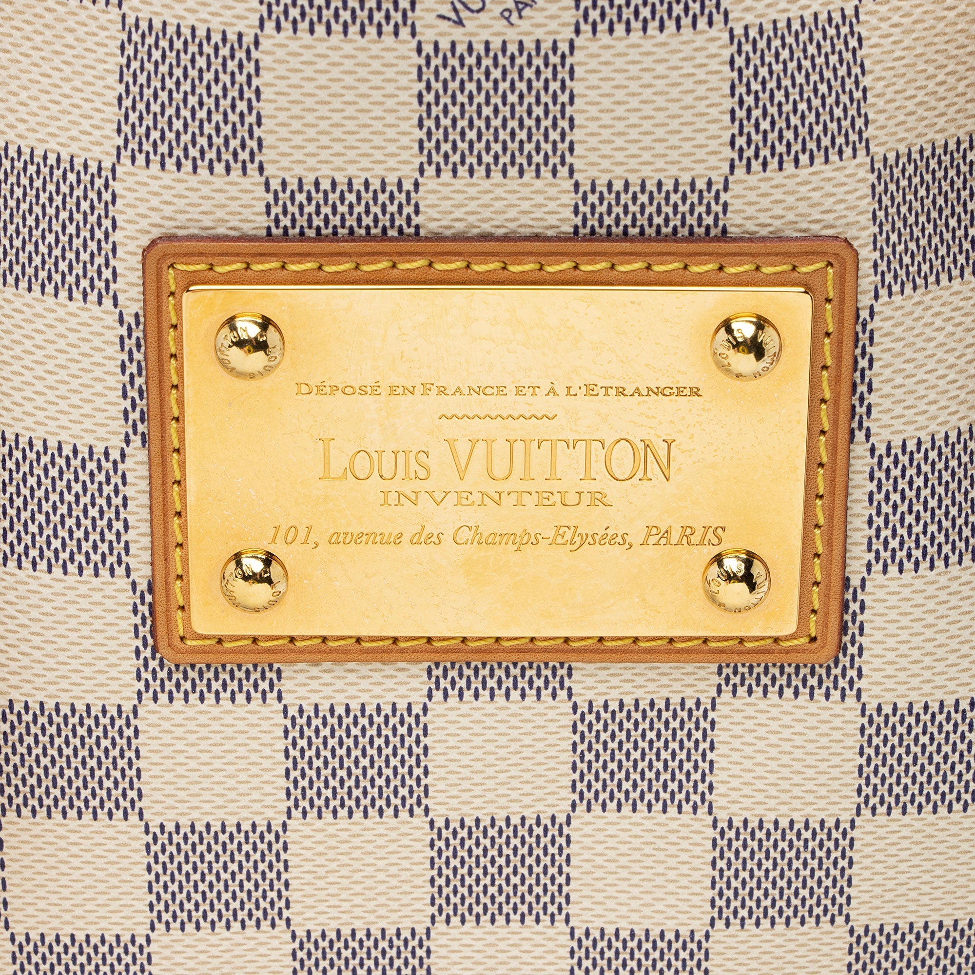 Louis Vuitton Damier Azur Hampstead MM Tote (SHF-GzhOZX)