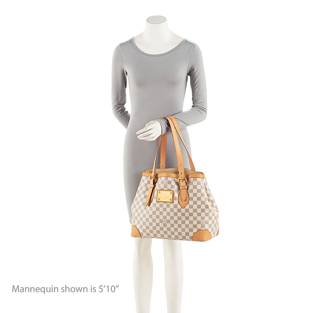 Louis Vuitton Damier Azur Hampstead MM Tote (SHF-GzhOZX)