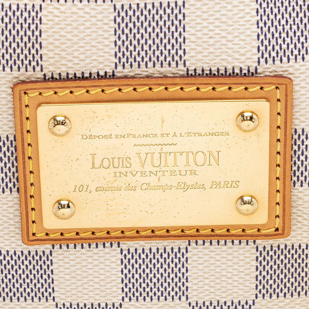 Louis Vuitton Damier Azur Hampstead PM Tote (SHF-21258)