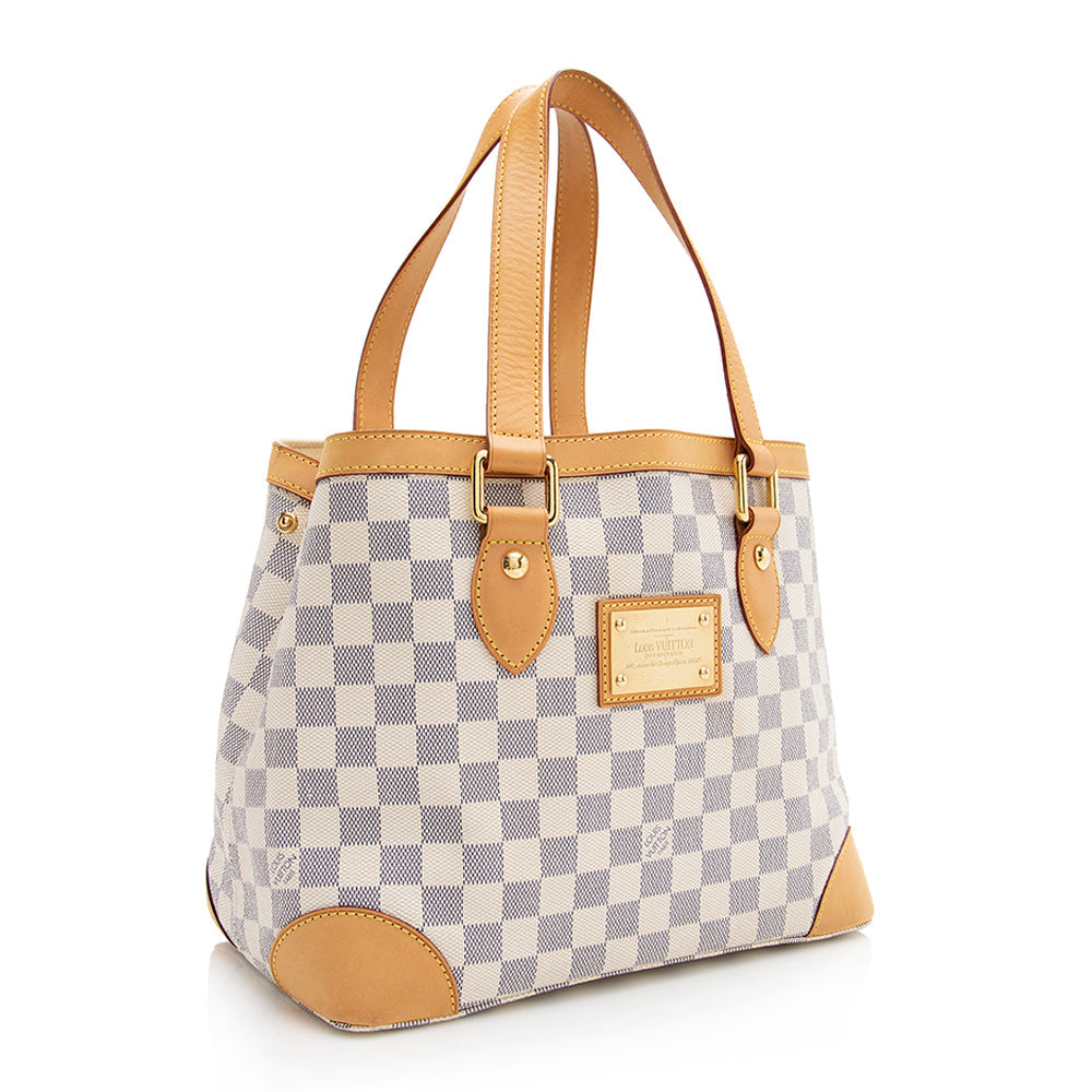 Louis Vuitton Damier Azur Hampstead PM Tote (SHF-21258)