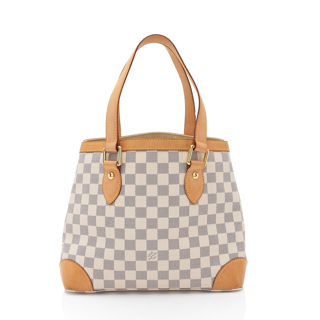 Louis Vuitton Damier Azur Hampstead PM Tote (SHF-zhjGY2)