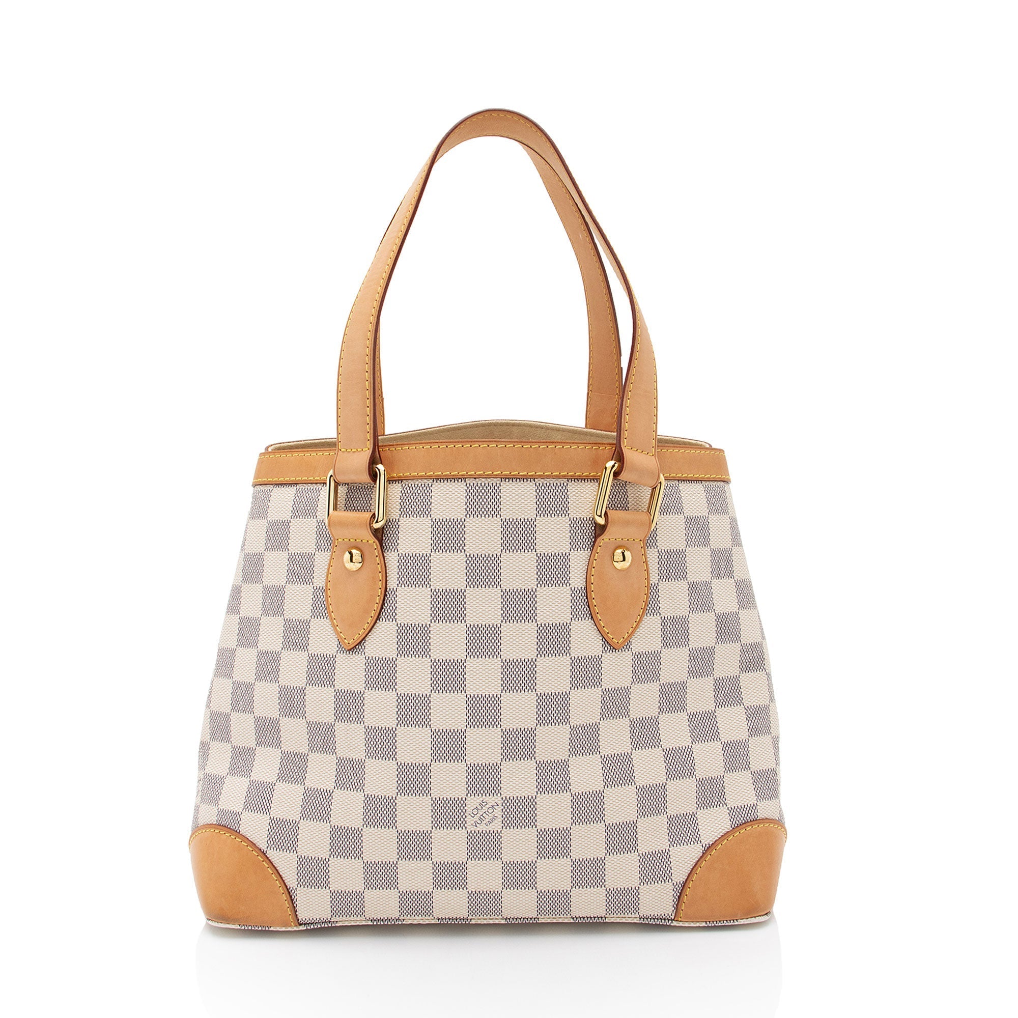Louis Vuitton Damier Azur Hampstead PM Tote (SHF-zhjGY2)