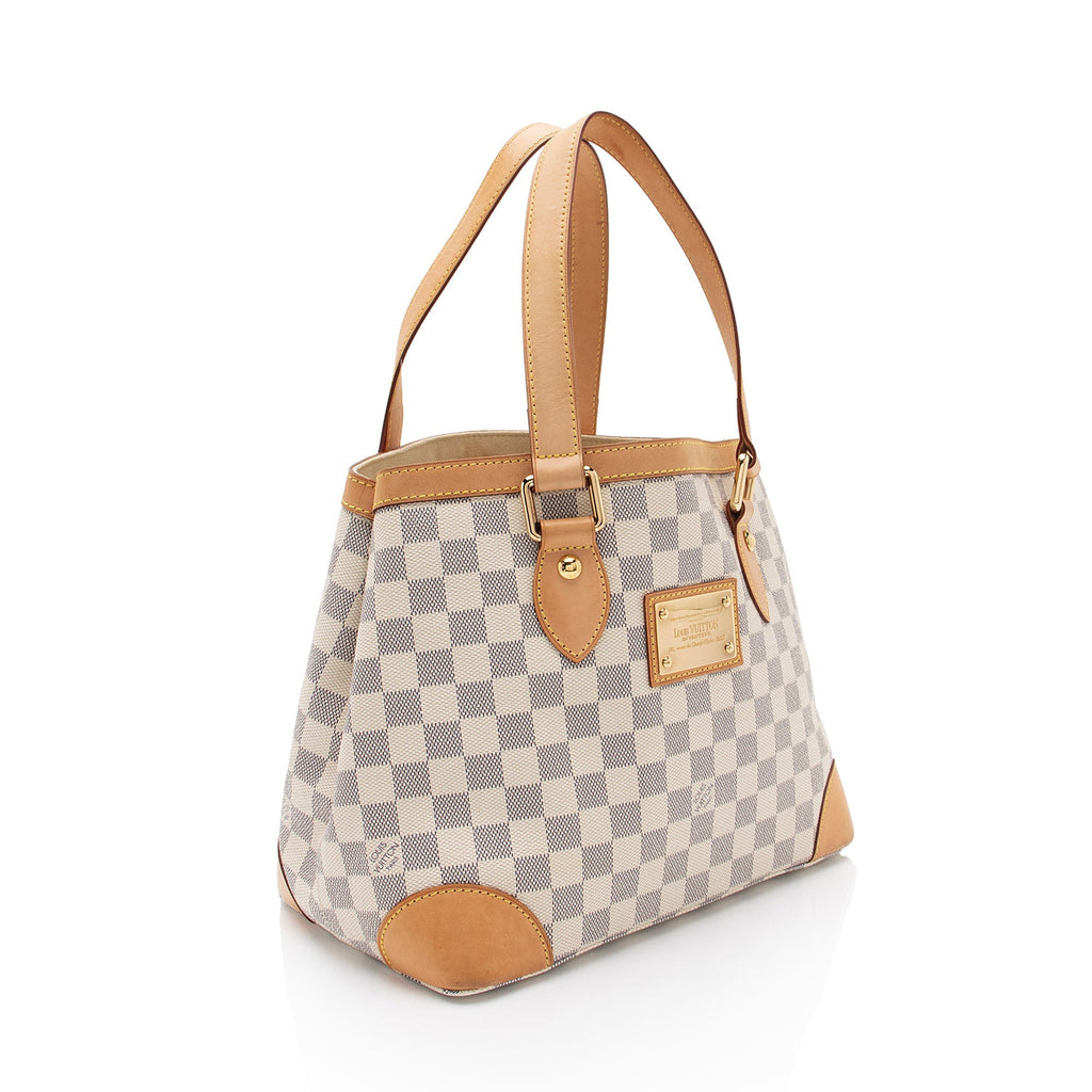 Louis Vuitton Damier Azur Hampstead PM Tote (SHF-zhjGY2)