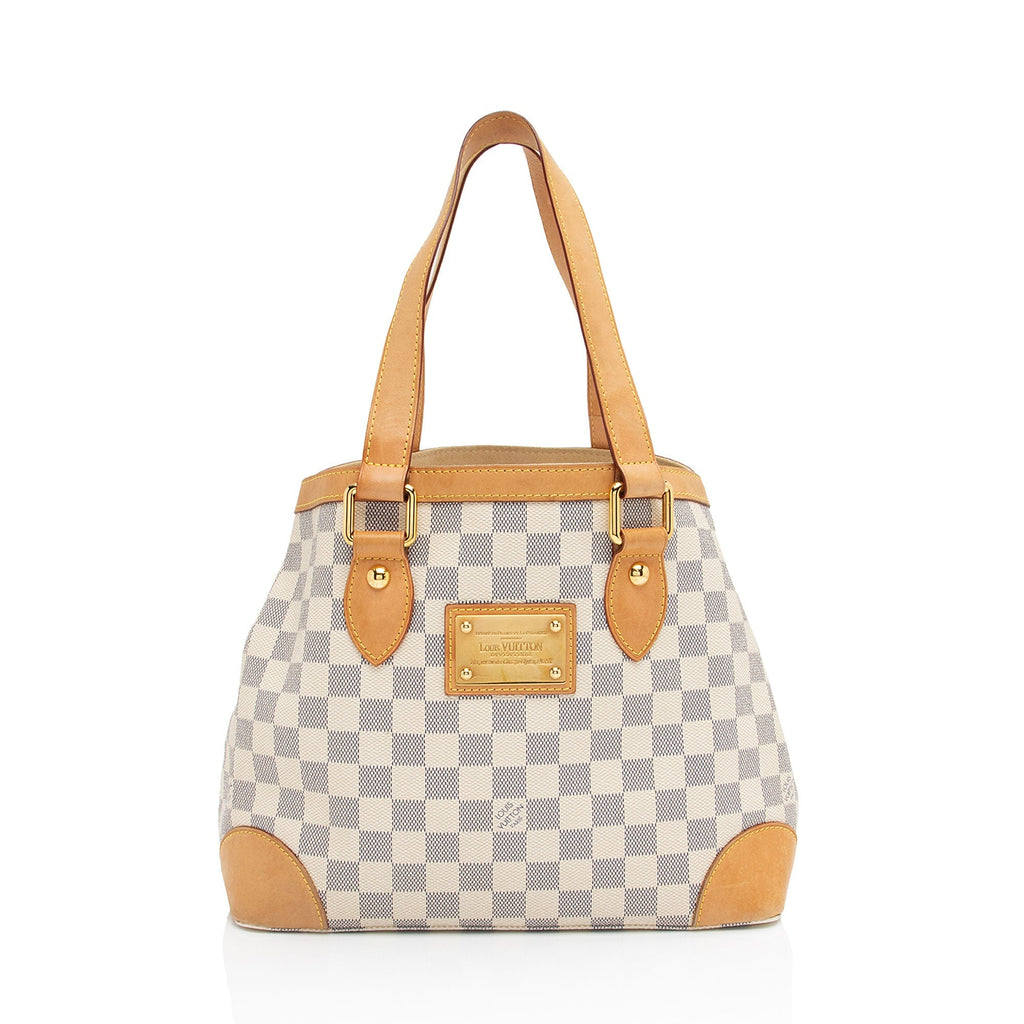 Louis Vuitton Damier Azur Hampstead PM Tote (SHF-04cfi0)
