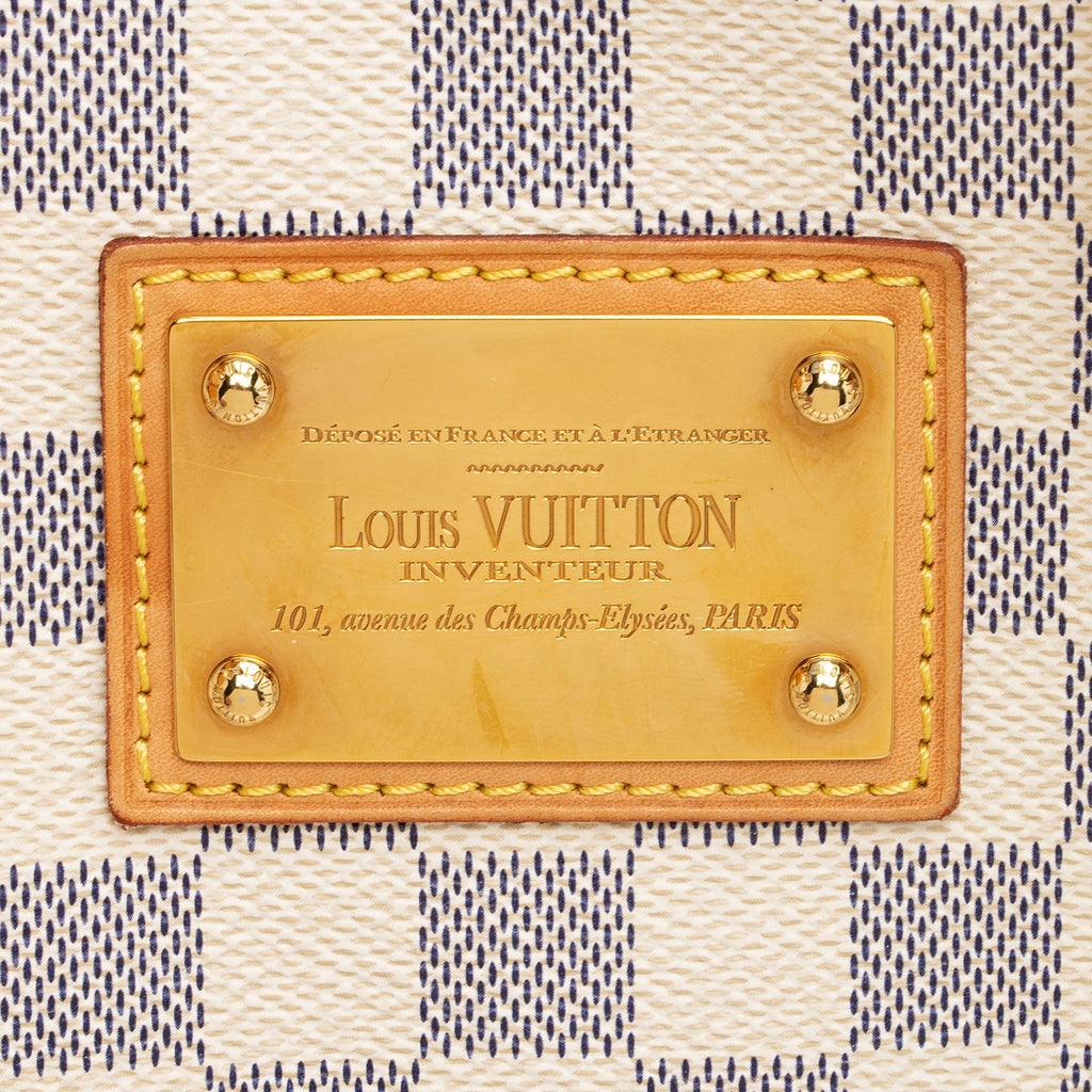 Louis Vuitton Damier Azur Hampstead PM Tote (SHF-04cfi0)