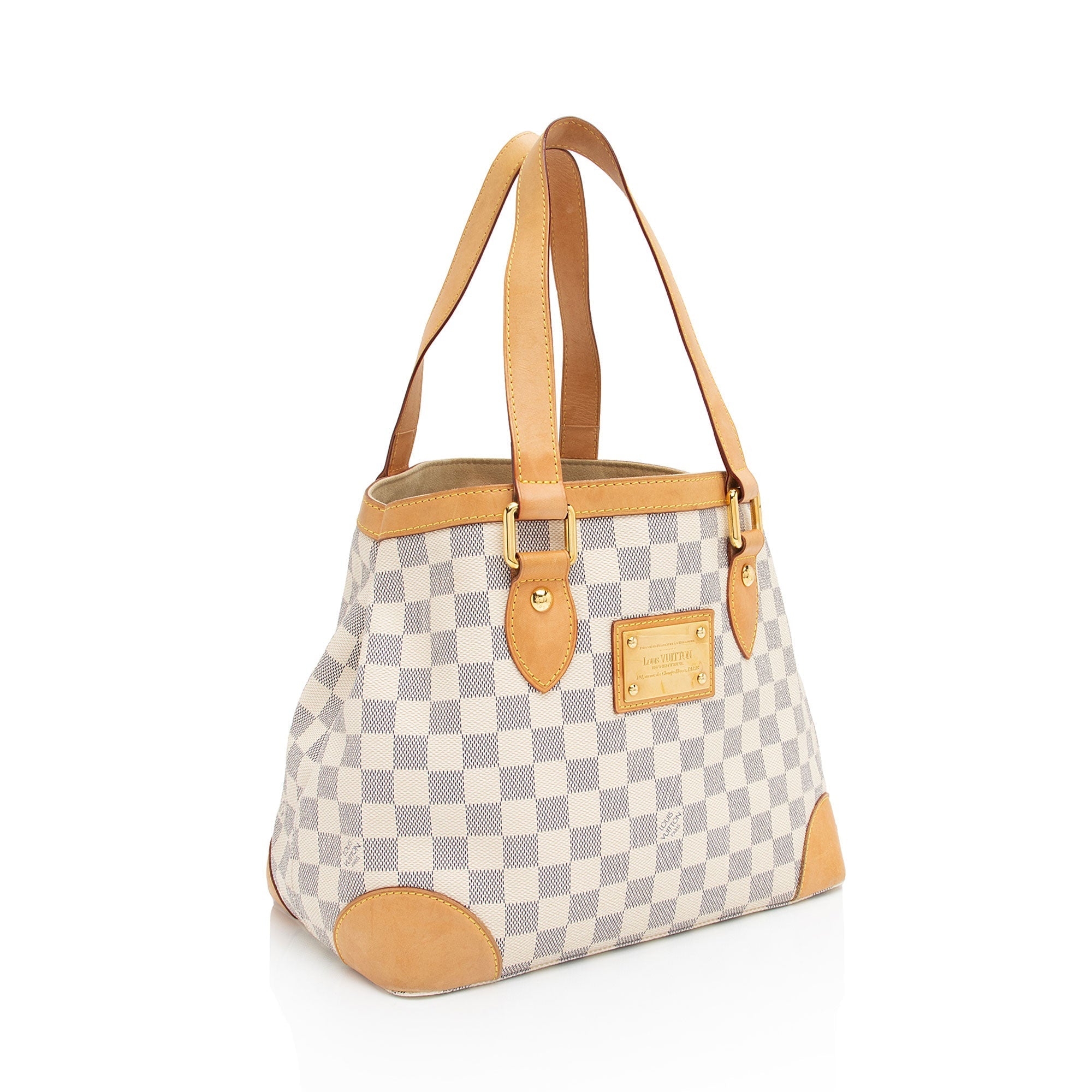 Louis Vuitton Damier Azur Hampstead PM Tote (SHF-04cfi0)