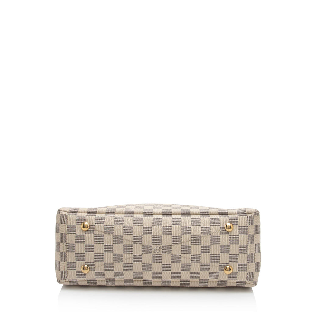 Louis Vuitton Damier Azur Lymington Tote (SHF-sxrAVa)