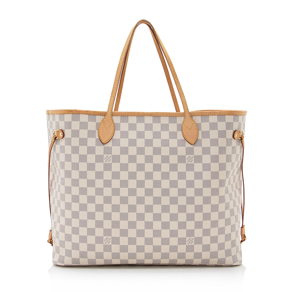 Louis Vuitton Damier Azur Neverfull GM Tote (SHF-21023)