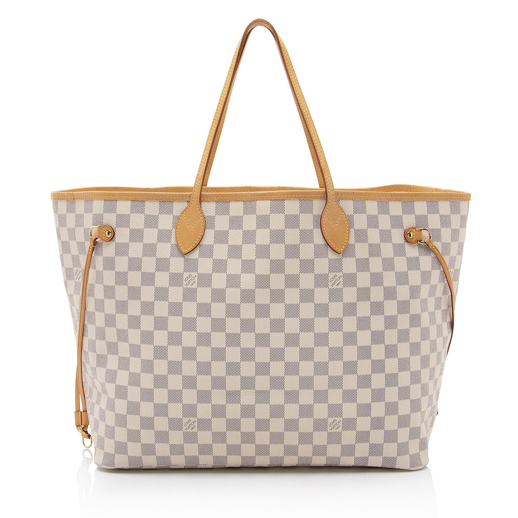 Louis Vuitton Damier Azur Neverfull GM Tote (SHF-asQvxL)