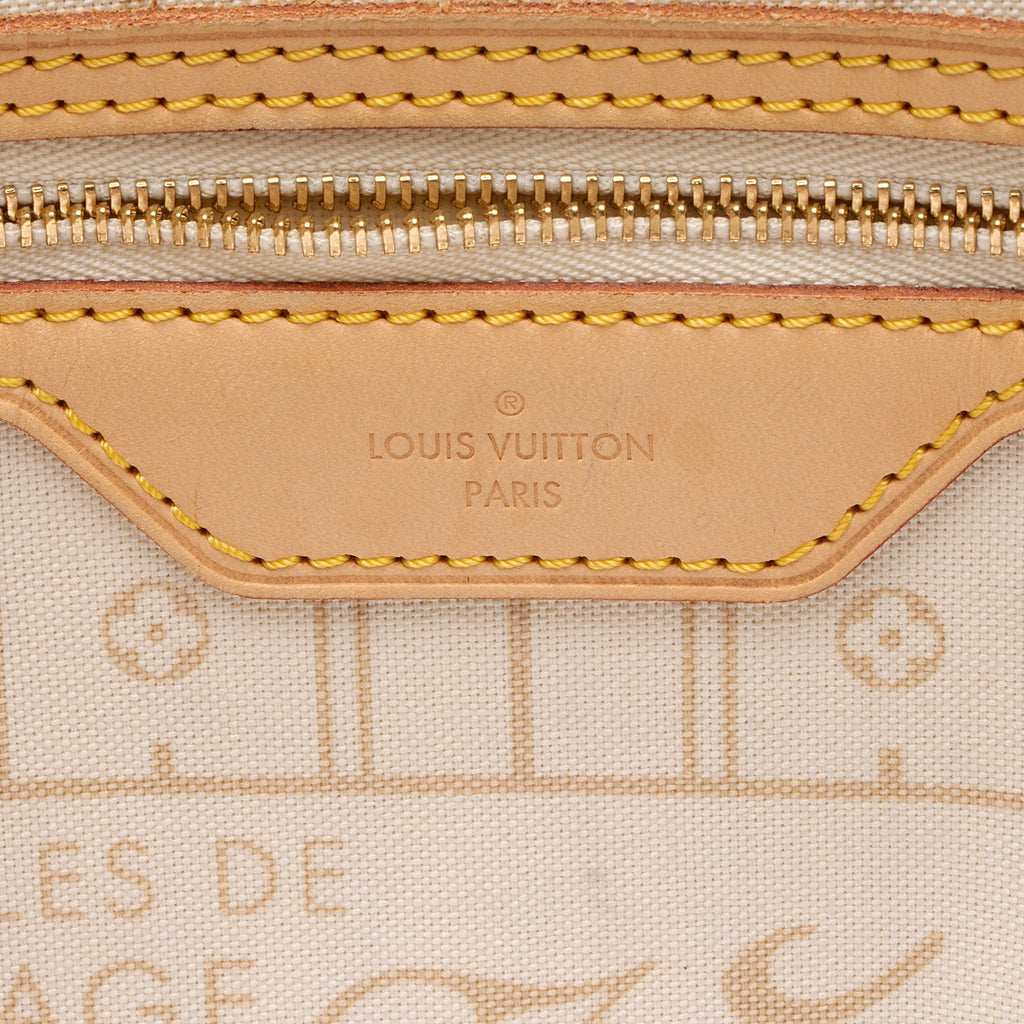 Louis Vuitton Damier Azur Neverfull GM Tote (SHF-asQvxL)