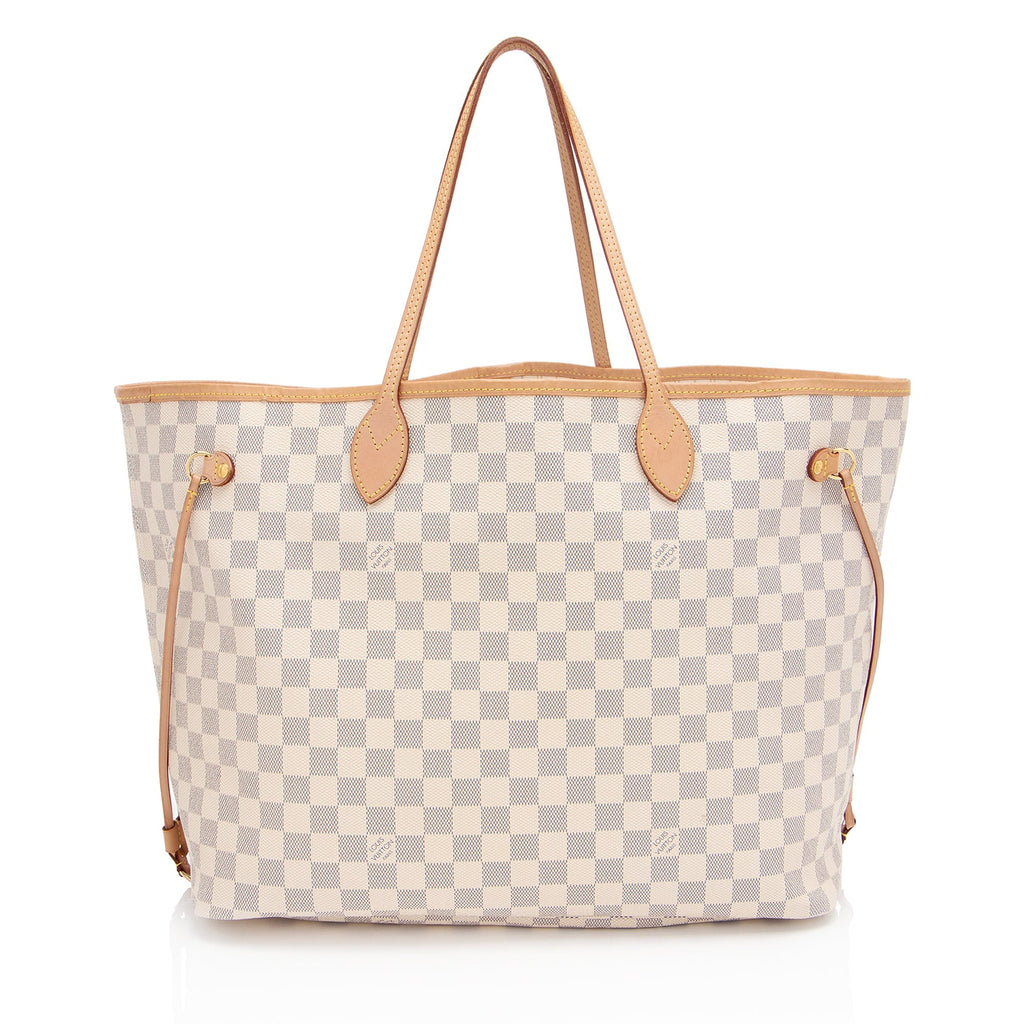 Louis Vuitton Damier Azur Neverfull GM Tote (SHF-njjOPf)