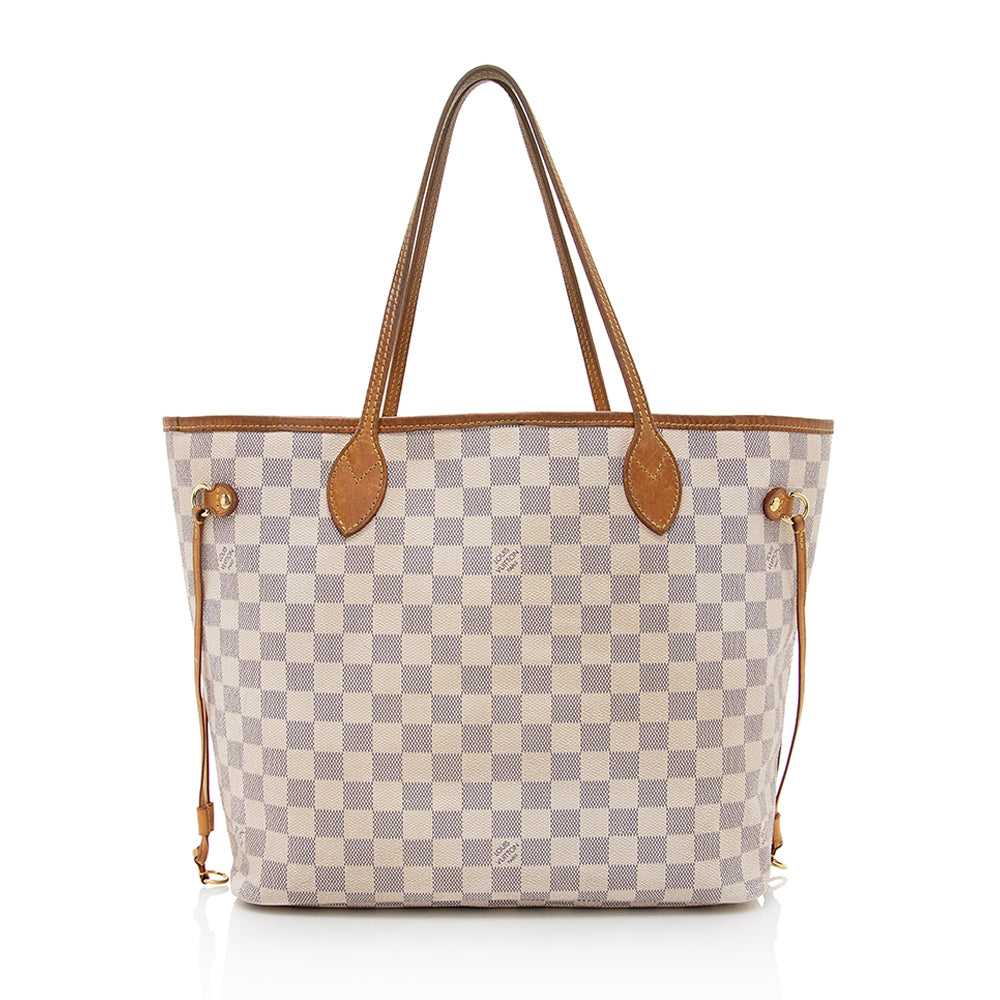 Louis Vuitton Damier Azur Neverfull MM Tote (SHF-19519)