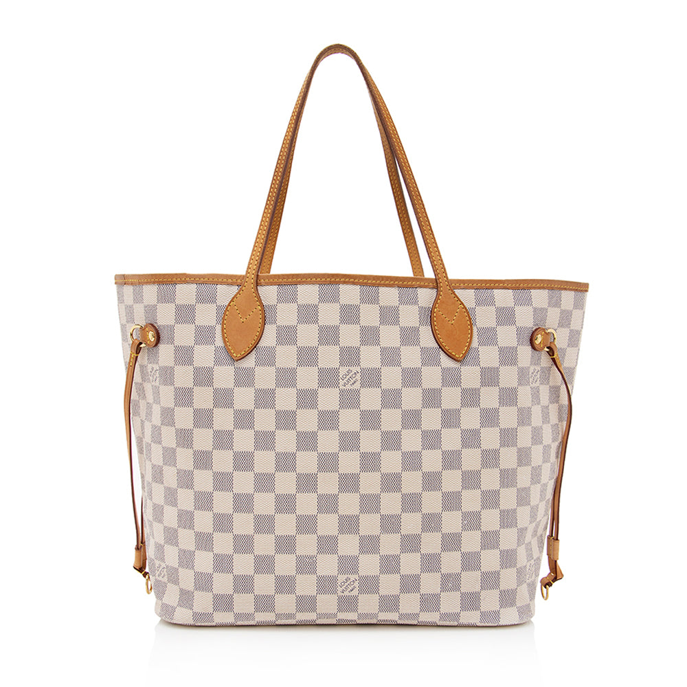 Louis Vuitton Damier Azur Neverfull MM Tote (SHF-19910)