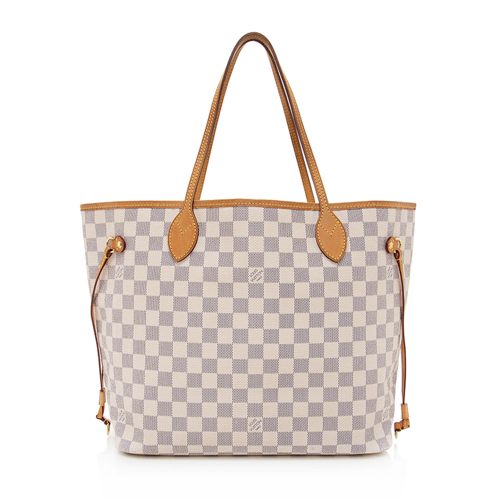 Louis Vuitton Damier Azur Neverfull MM Tote (SHF-19910)
