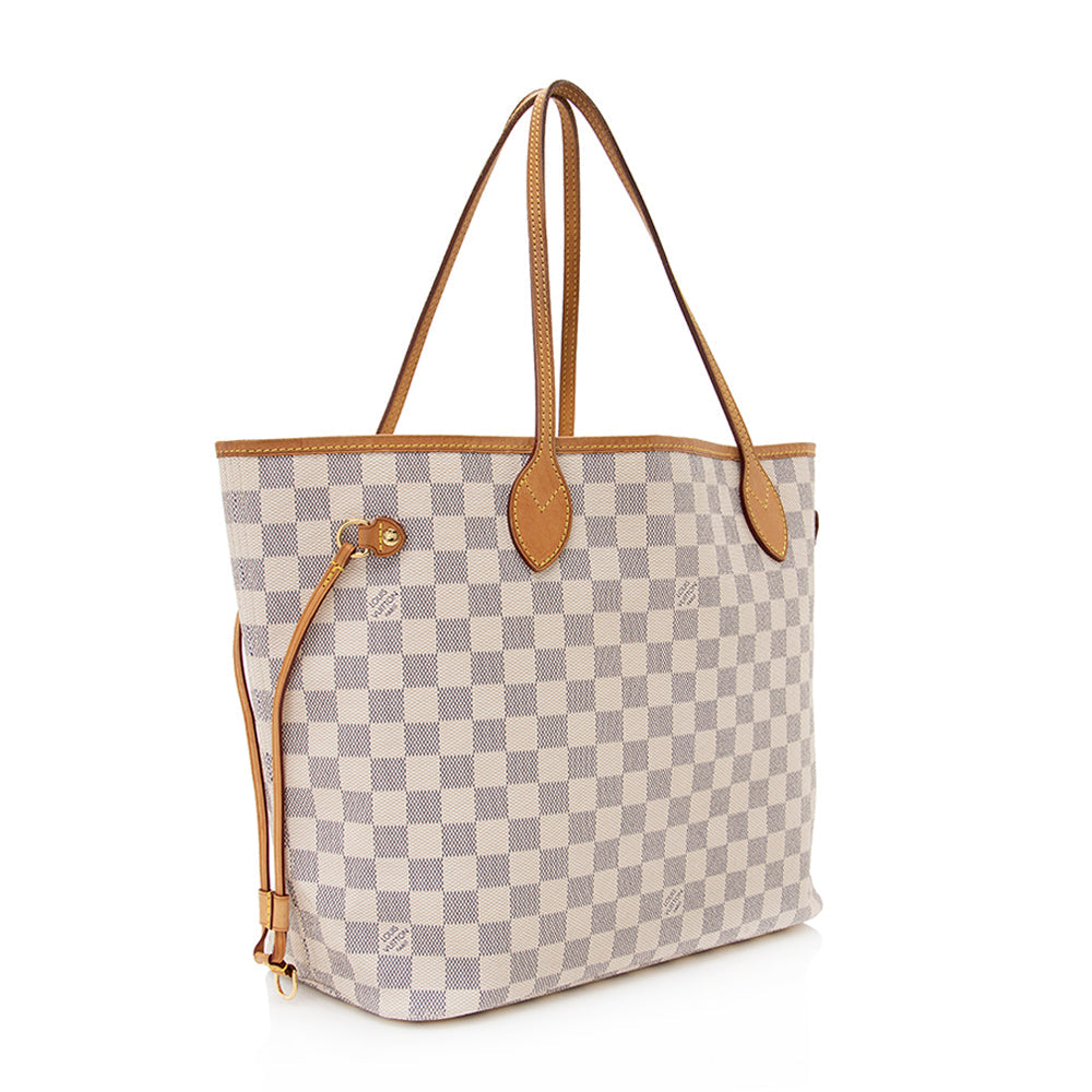 Louis Vuitton Damier Azur Neverfull MM Tote (SHF-19910)