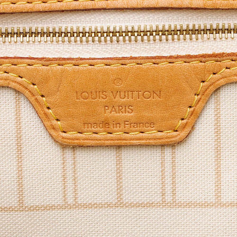 Louis Vuitton Damier Azur Neverfull MM Tote (SHF-21930)
