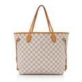 Louis Vuitton Damier Azur Neverfull MM Tote (SHF-22467)