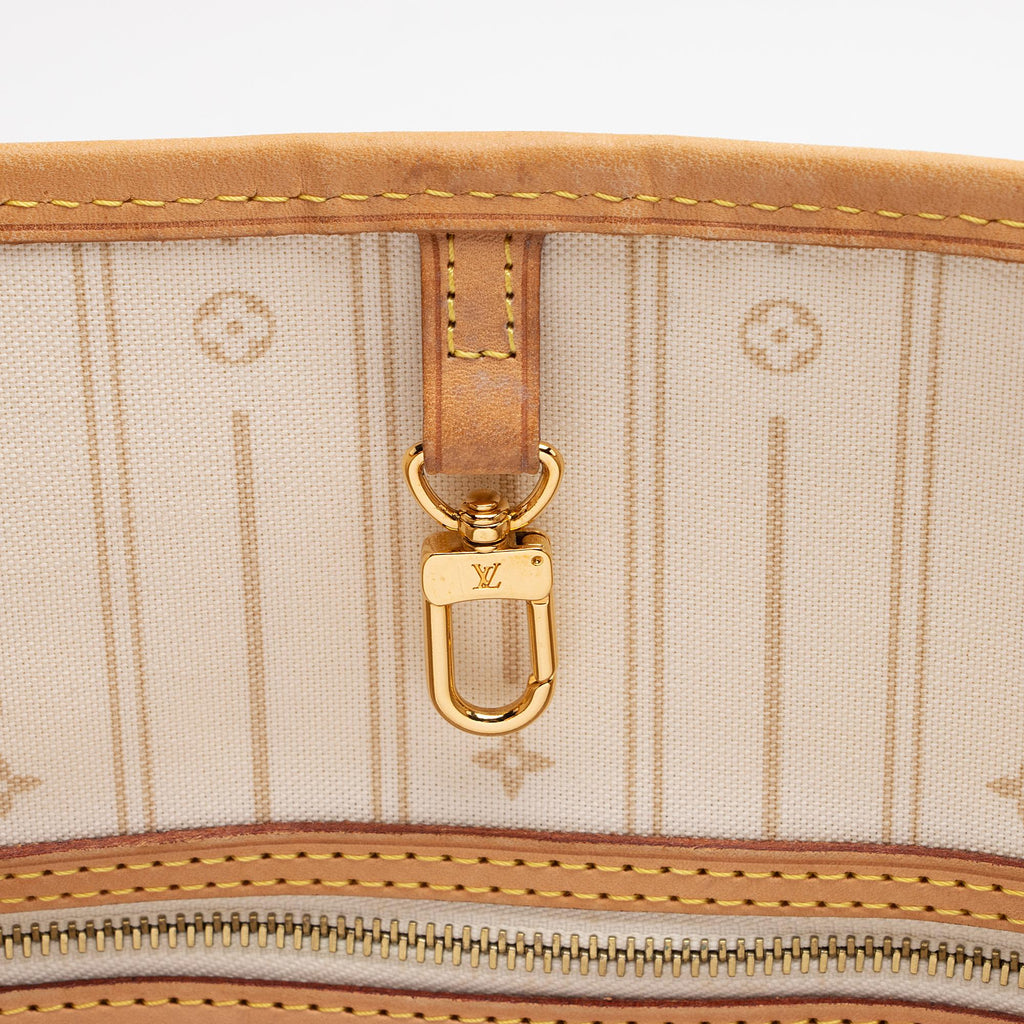 Louis Vuitton Damier Azur Neverfull MM Tote (SHF-wZhA3t)
