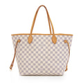 Louis Vuitton Damier Azur Neverfull MM Tote (SHF-wZhA3t)