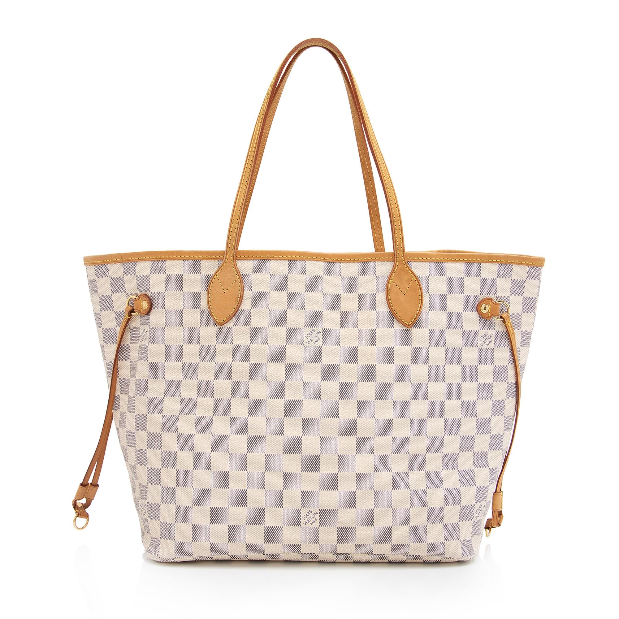 Louis Vuitton Damier Azur Neverfull MM Tote (SHF-wZhA3t)