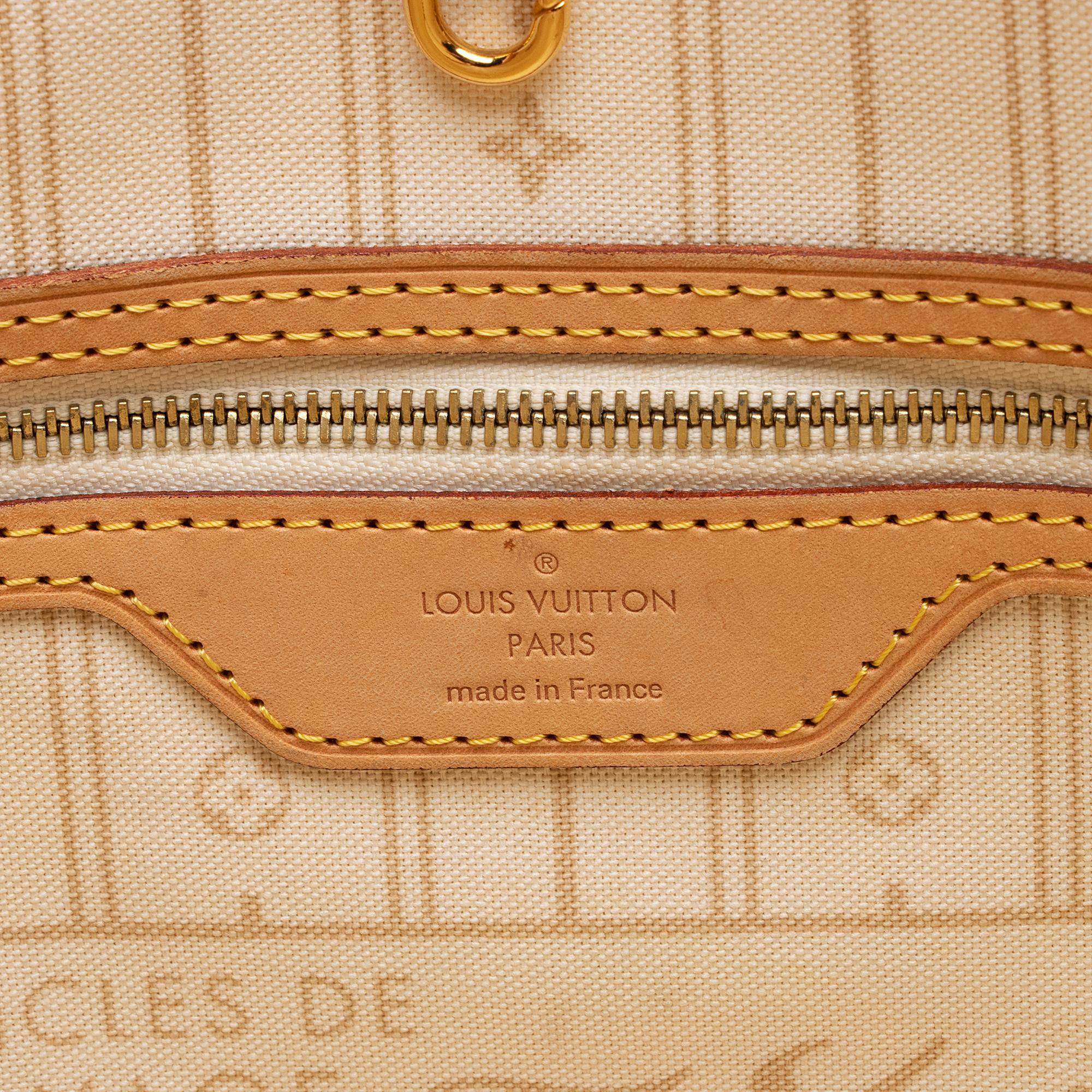 Louis Vuitton Damier Azur Neverfull MM Tote (SHF-wZhA3t)