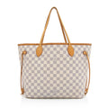 Louis Vuitton Damier Azur Neverfull MM Tote (SHF-UaNXaa)