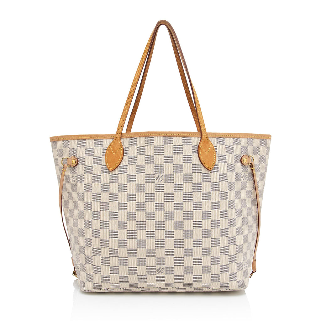 Louis Vuitton Damier Azur Neverfull MM Tote (SHF-oqv6hs)