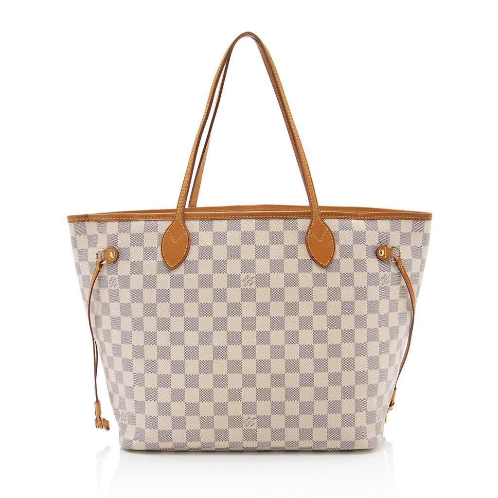 Louis Vuitton Damier Azur Neverfull MM Tote (SHF-xO5ZZE)