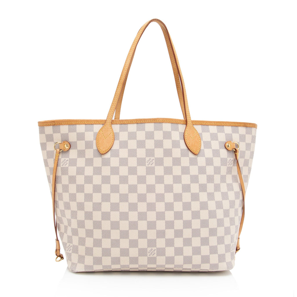 Louis Vuitton Damier Azur Neverfull MM Tote (SHF-Z6C9Qi)