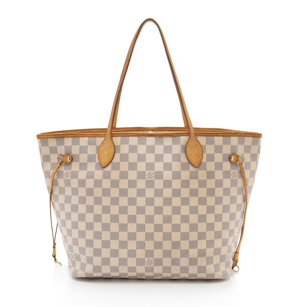 Louis Vuitton Damier Azur Neverfull MM Tote (SHF-ZJ7yDe)