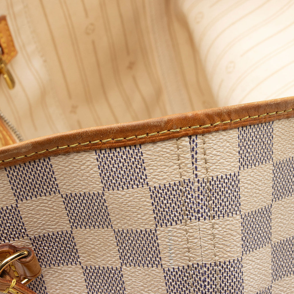 Louis Vuitton Damier Azur Neverfull MM Tote (SHF-ZJ7yDe)