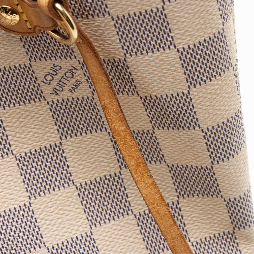 Louis Vuitton Damier Azur Neverfull MM Tote (SHF-ZJ7yDe)
