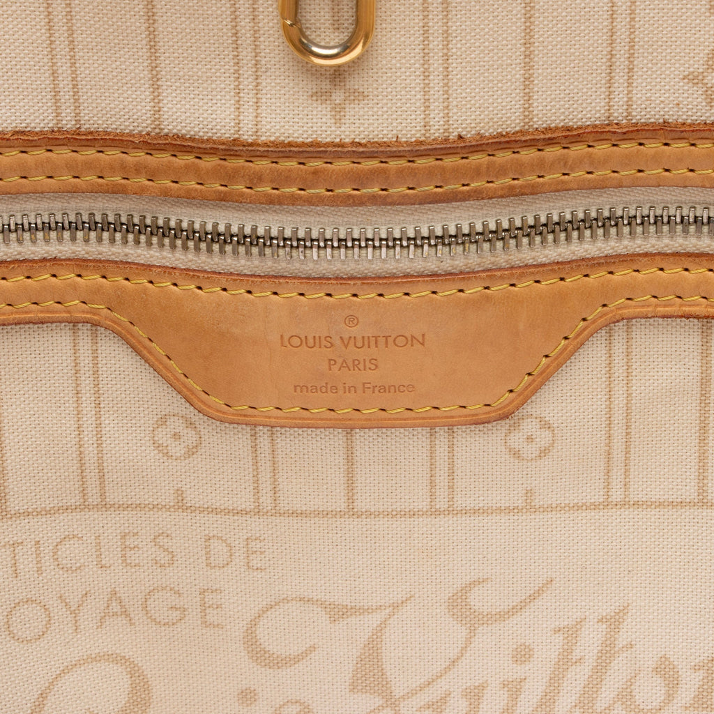 Louis Vuitton Damier Azur Neverfull MM Tote (SHF-ZJ7yDe)