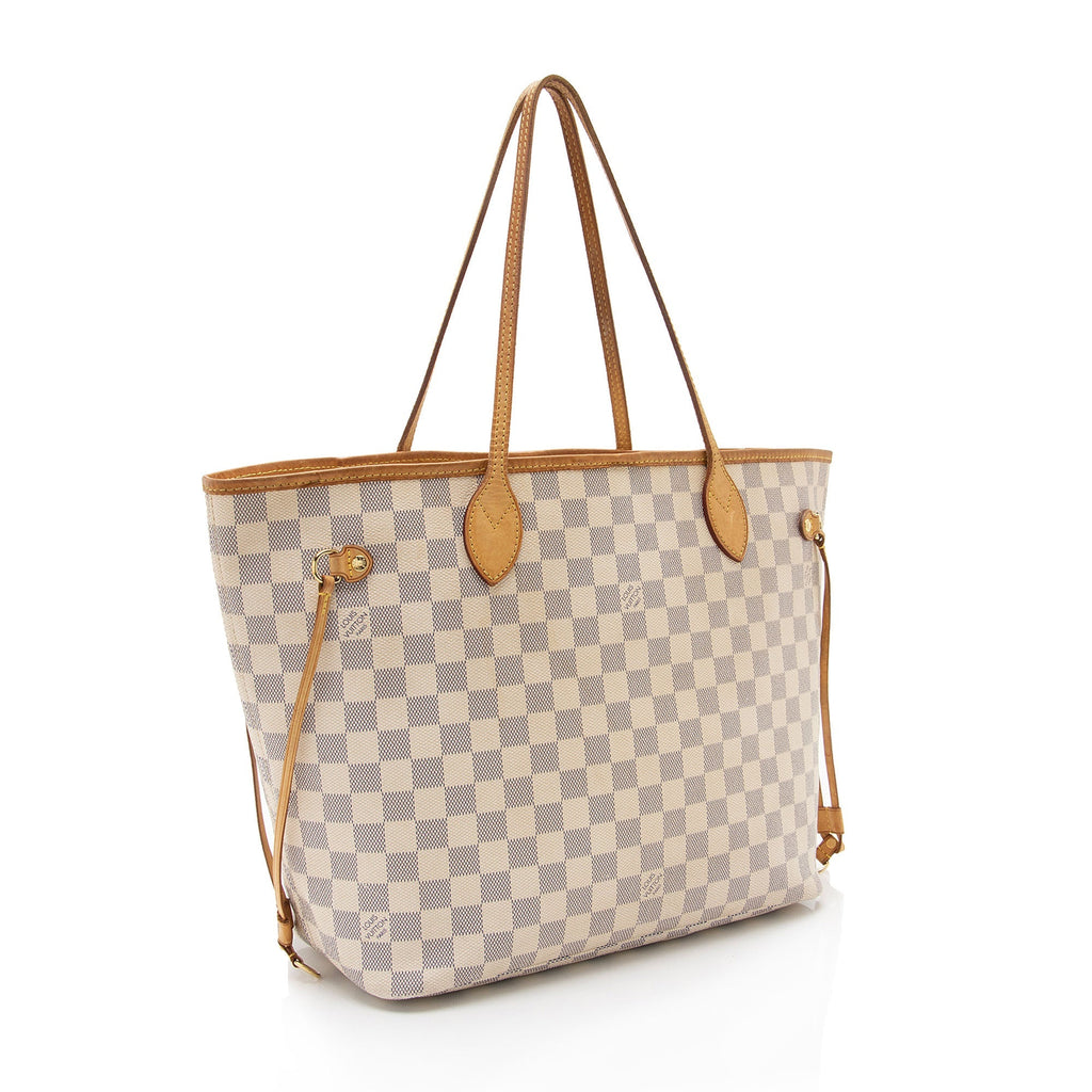 Louis Vuitton Damier Azur Neverfull MM Tote (SHF-ZJ7yDe)