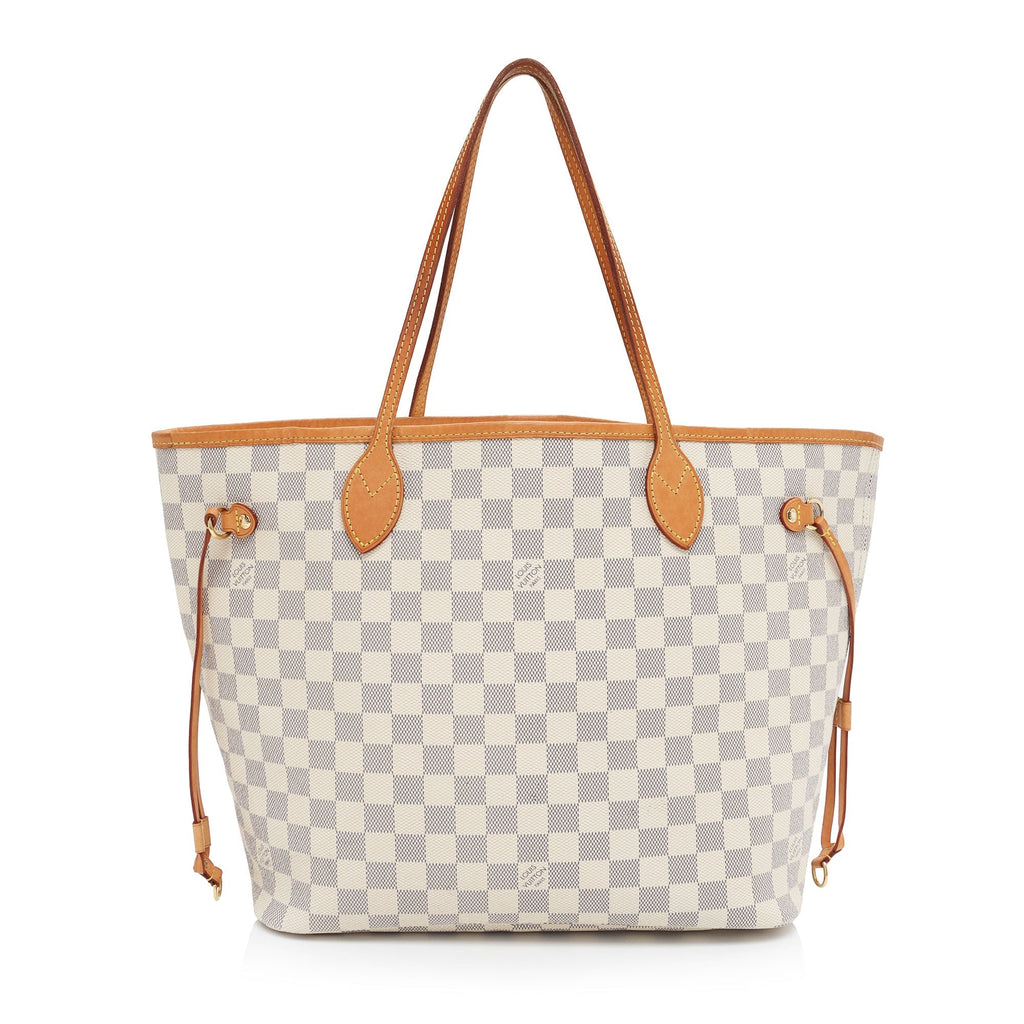 Louis Vuitton Damier Azur Neverfull MM Tote (SHF-ZWxibm)
