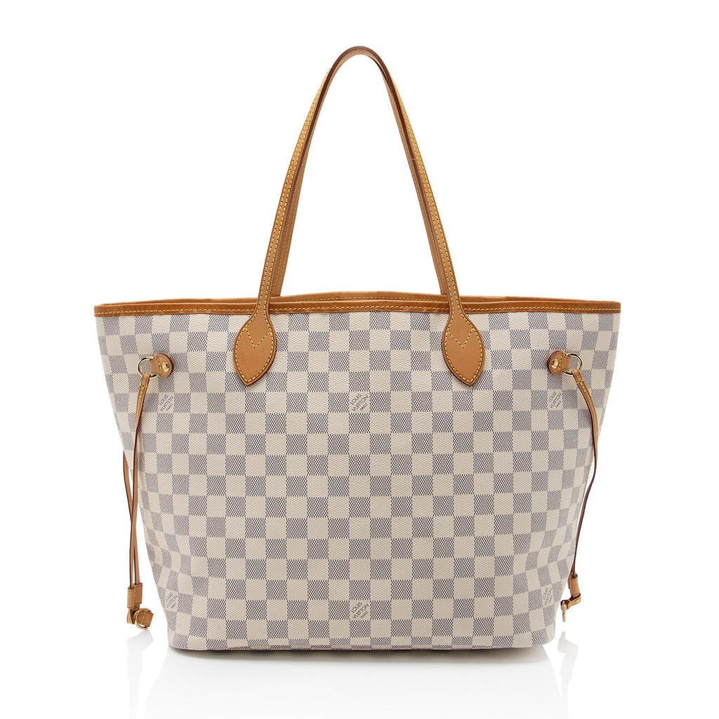 Louis Vuitton Damier Azur Neverfull MM Tote (SHF-sLwz5U)